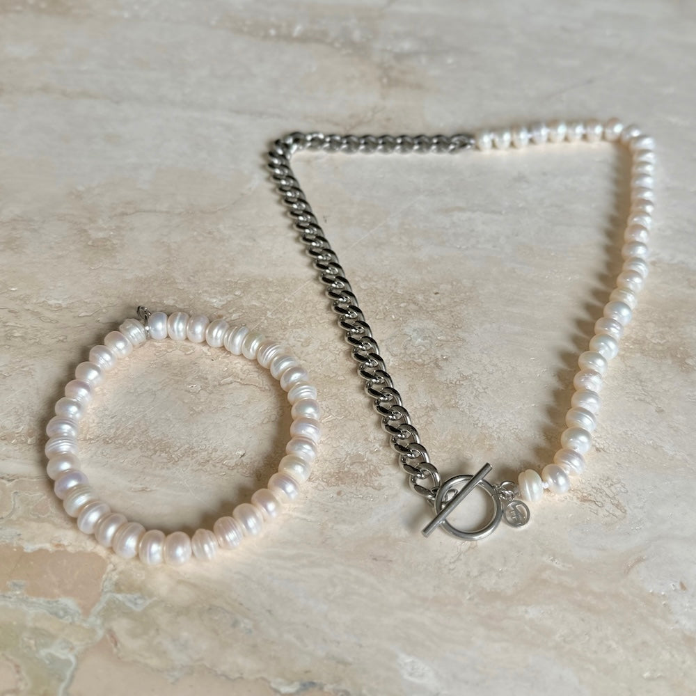 Chunky Pearl Bracelet