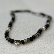 Love Chunky Gem Halsband Silver