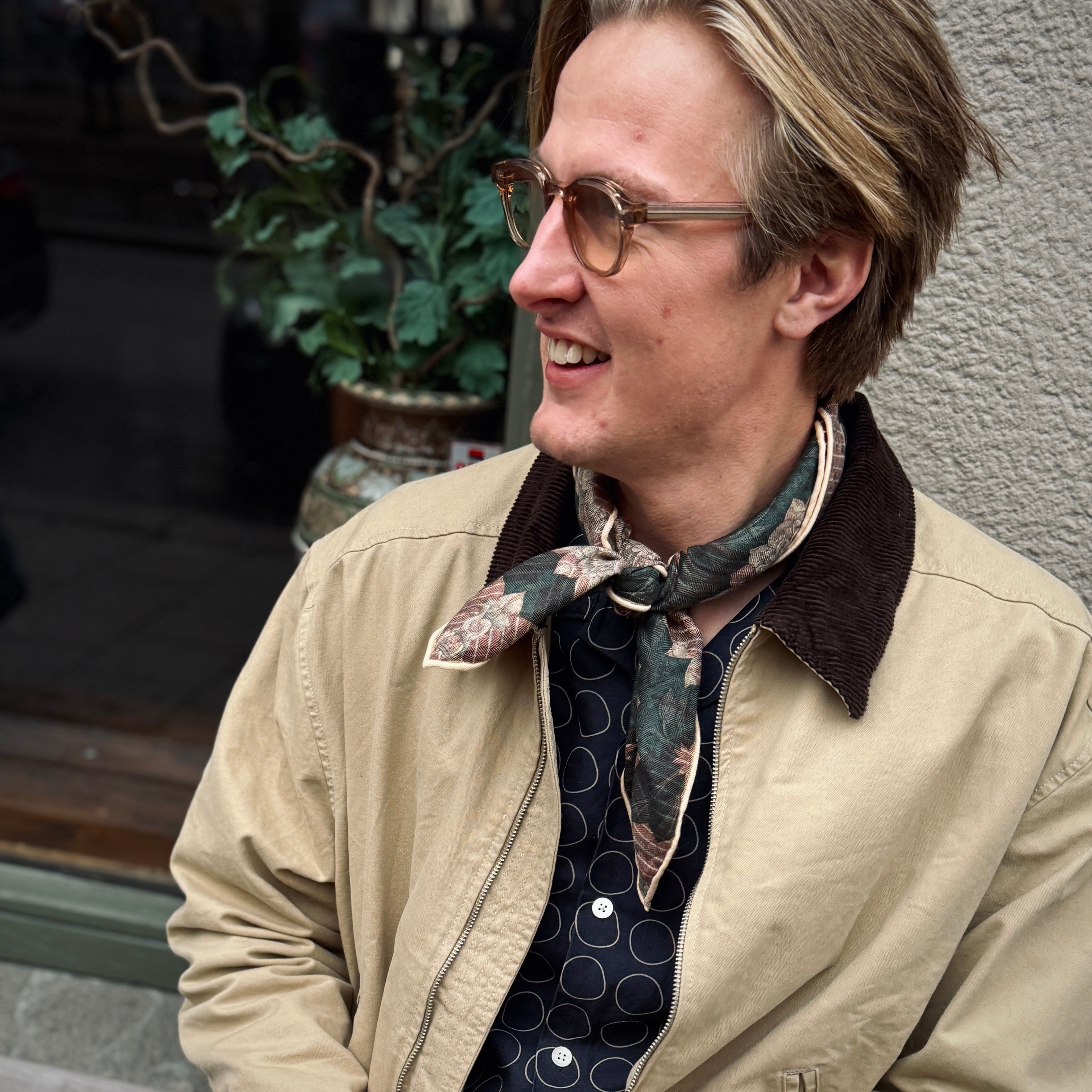 Bougado Silk and Wool Scarf Multi
