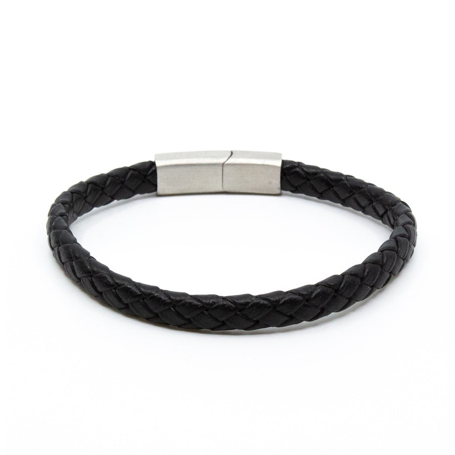 Fredrik Armband Svart/Silver