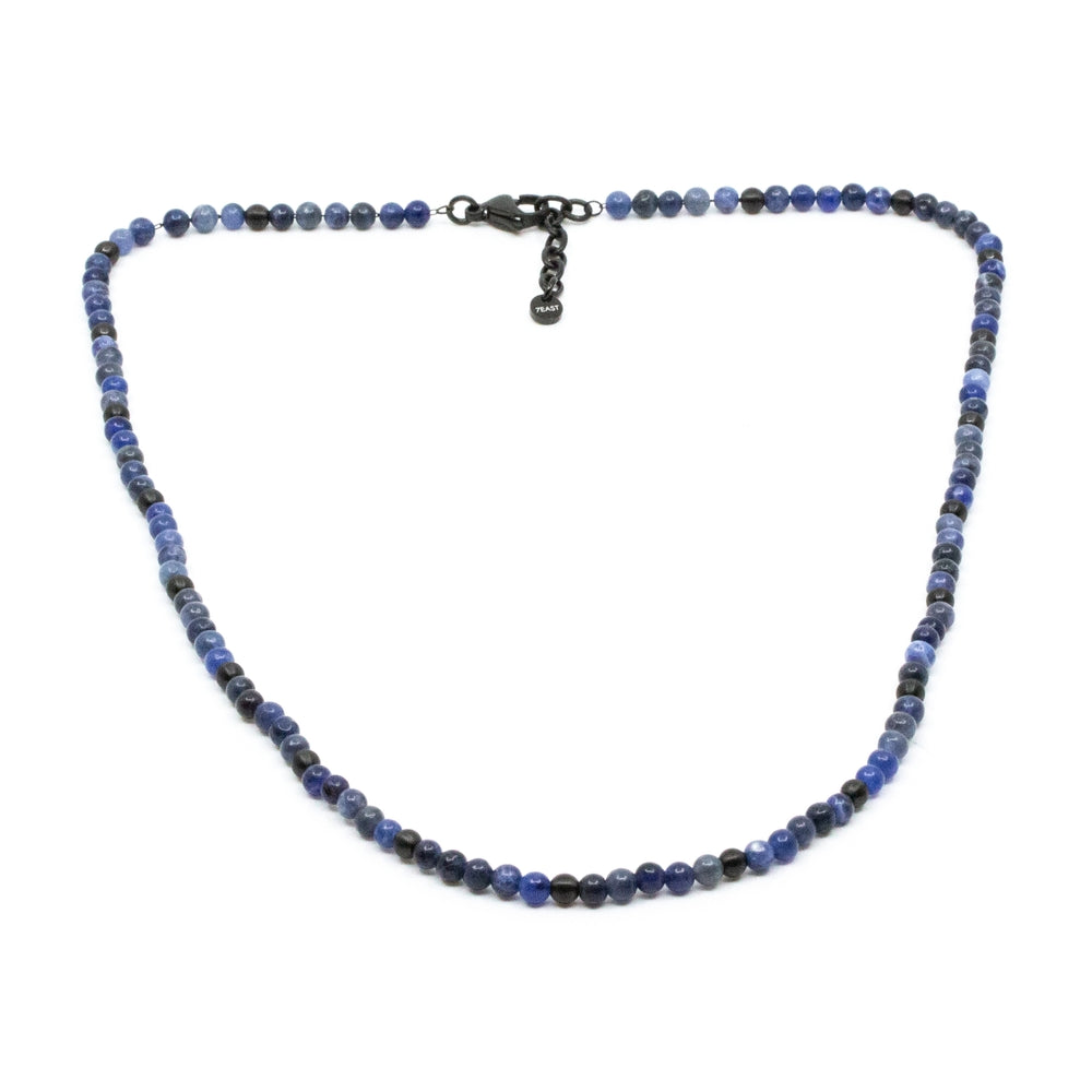 Tufted Necklace Blue