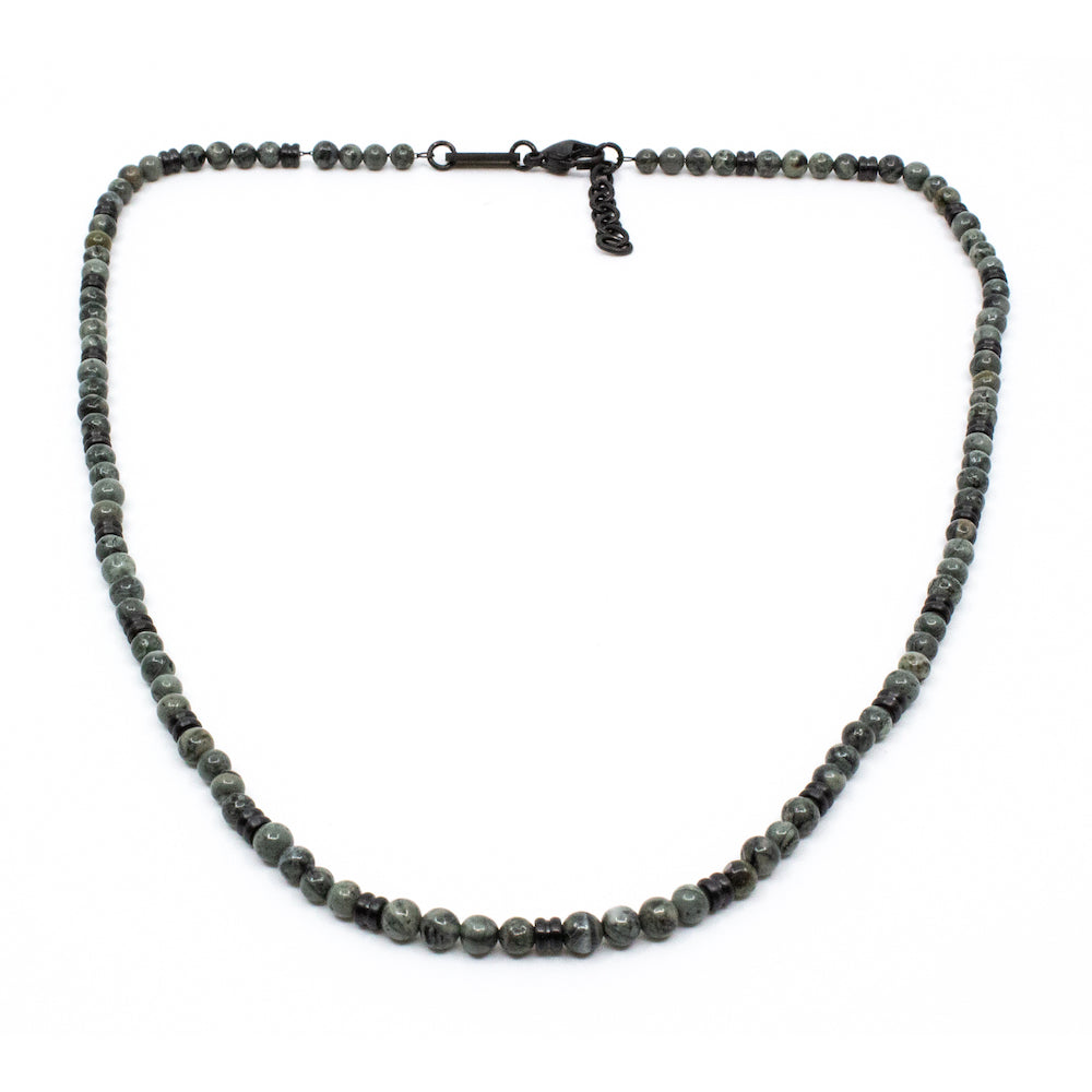 Tufted Necklace Gray