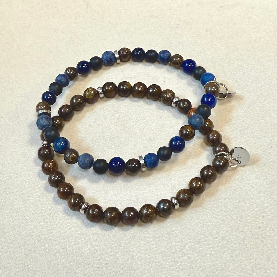 Mixed Brown Gift Set Armband