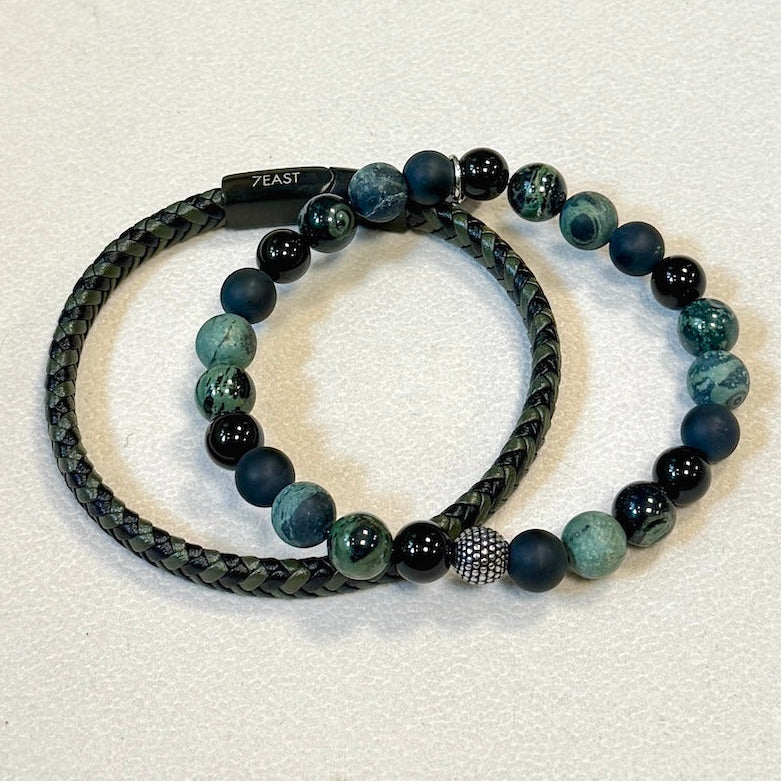 Green Gift Set Armband