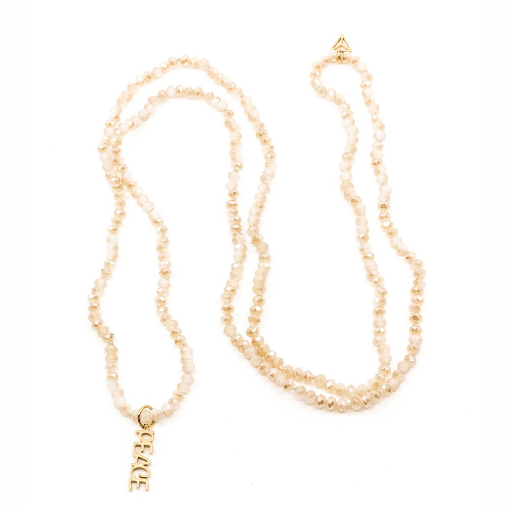 Vertical Peace Halsband Sand Sand