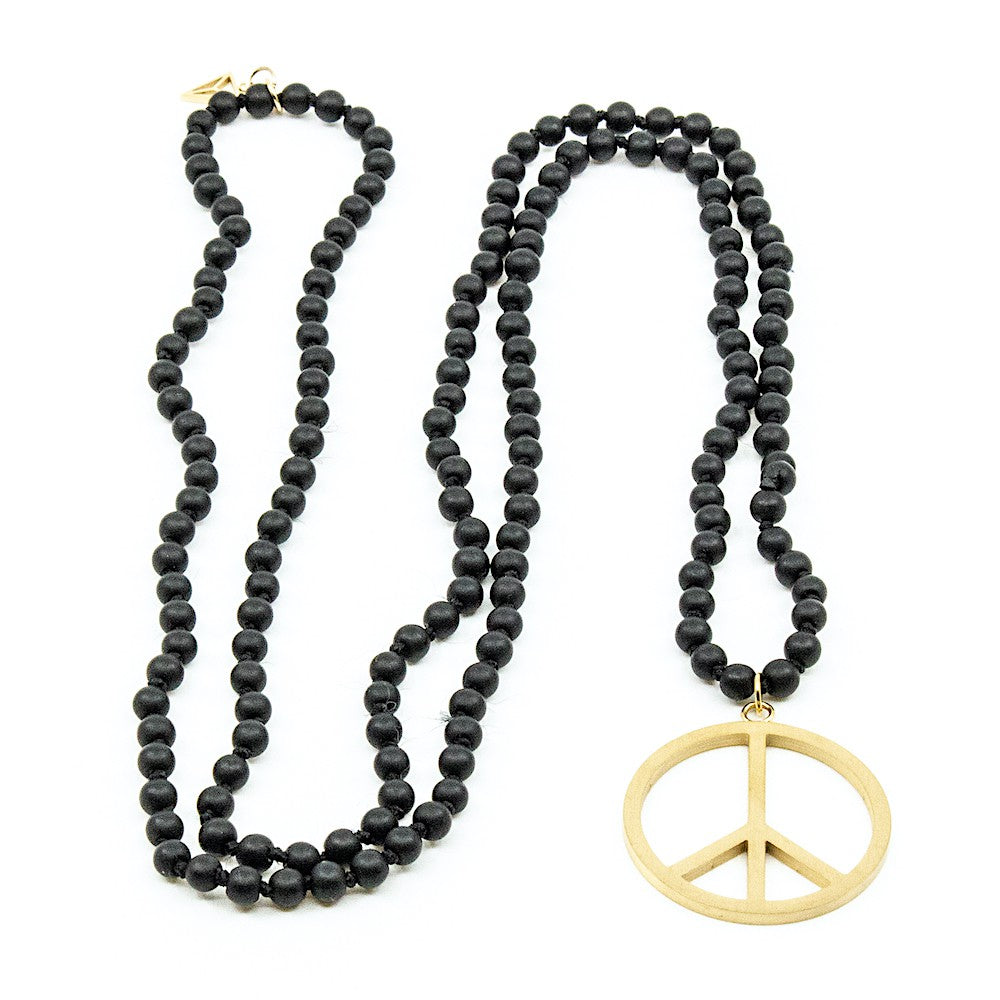 Ahimsa Halsband Guld Svart