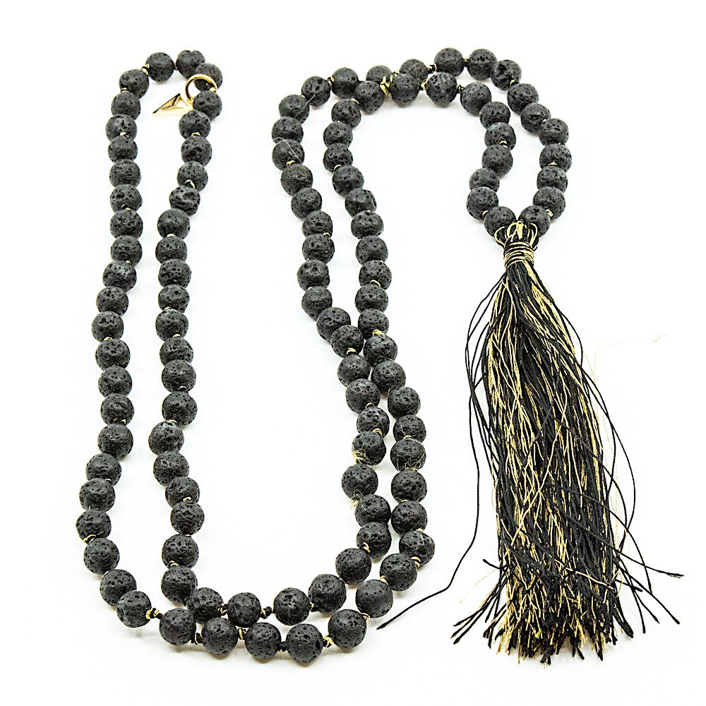Lava Halsband Guld Svart