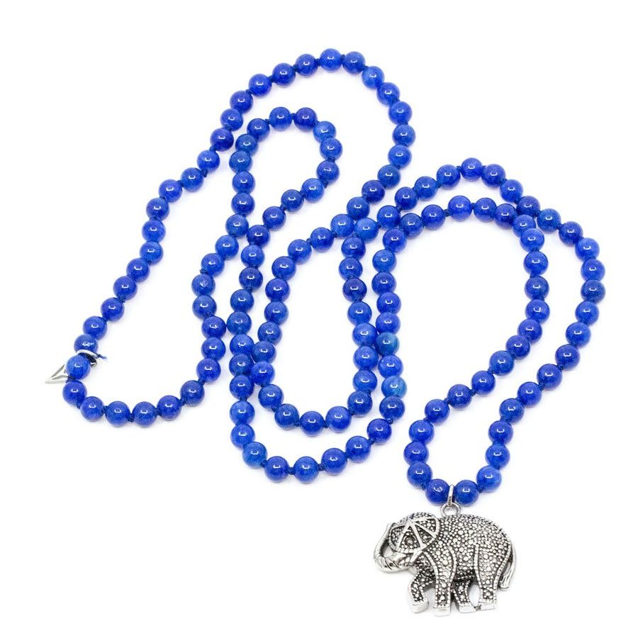 Elephant Halsband Blå Blå