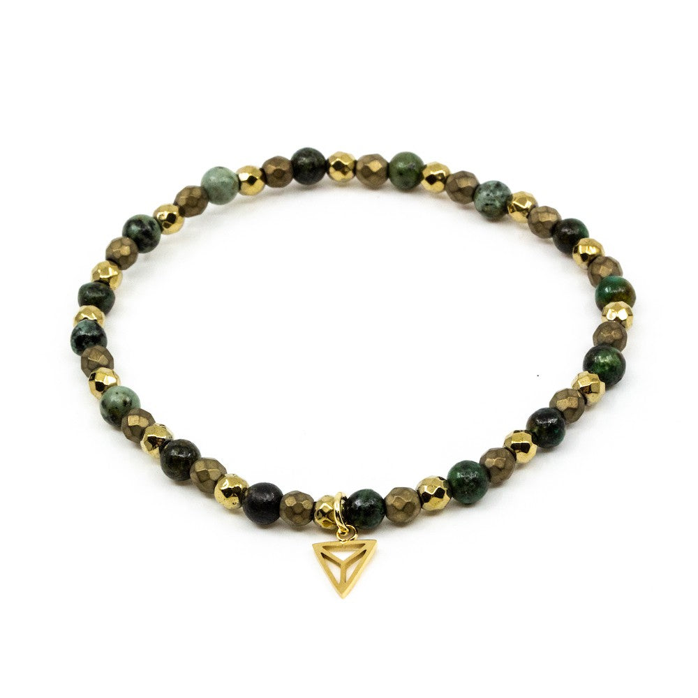 Simple Beads Armband Grön Grön