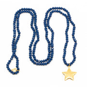 Golden Soft Star Halsband Blå Blå