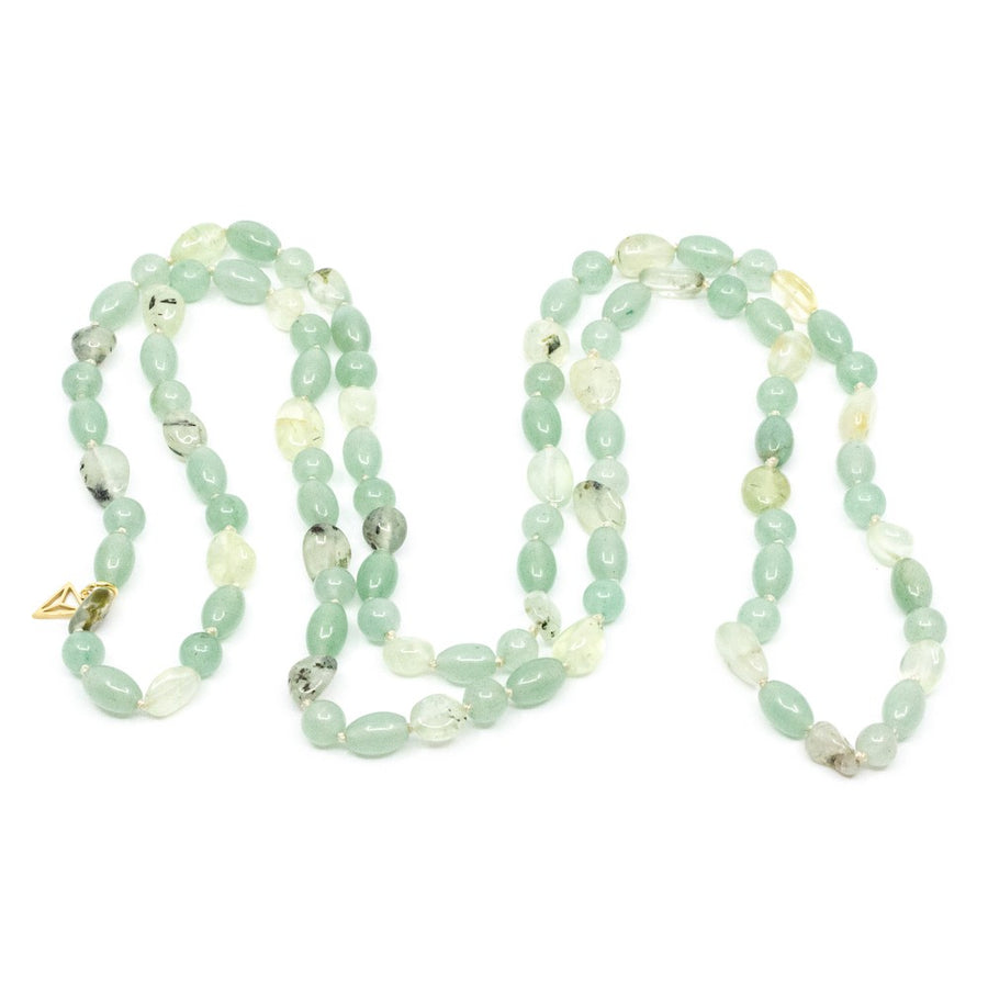 Single Beads Halsband Grön Grön