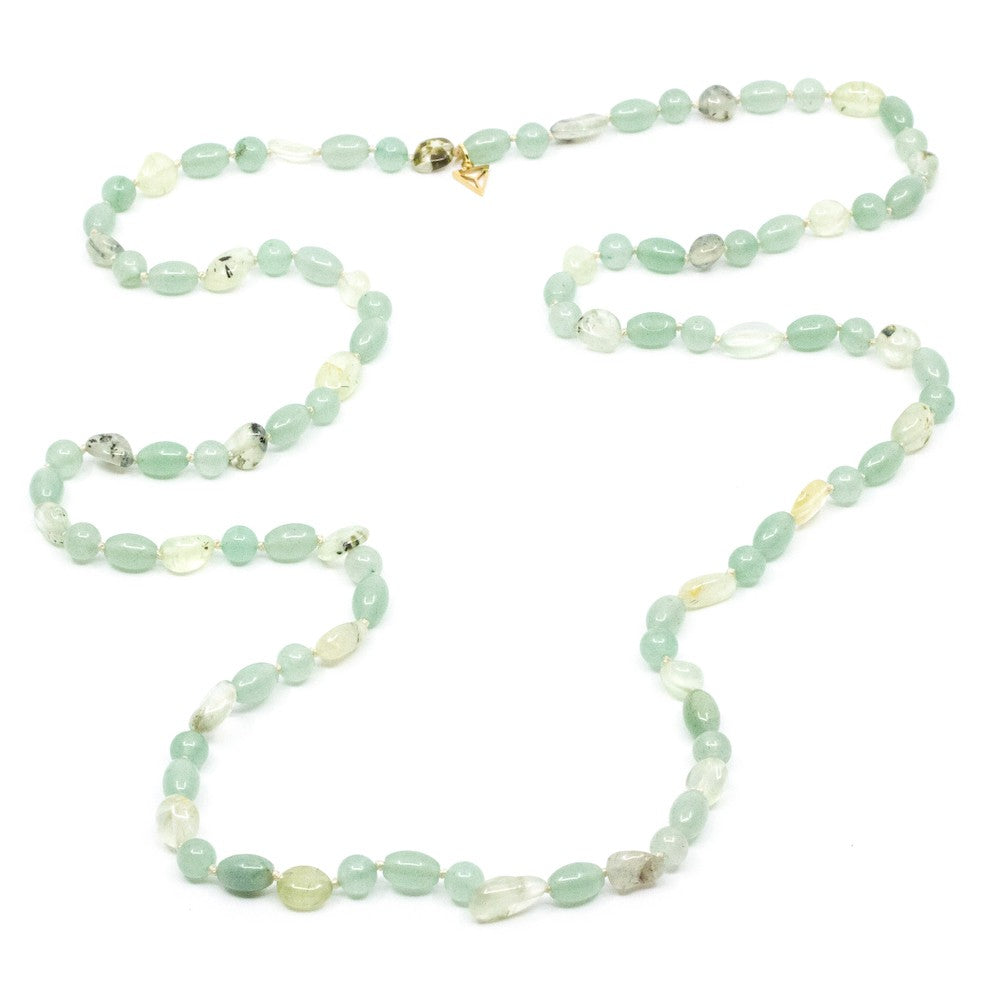 Single Beads Halsband Grön Grön