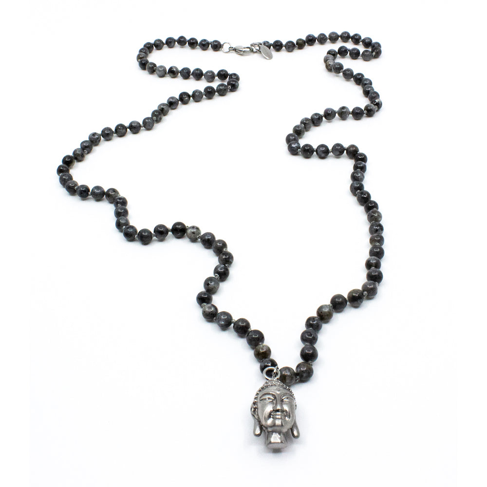 Buddha Necklace Labradorite
