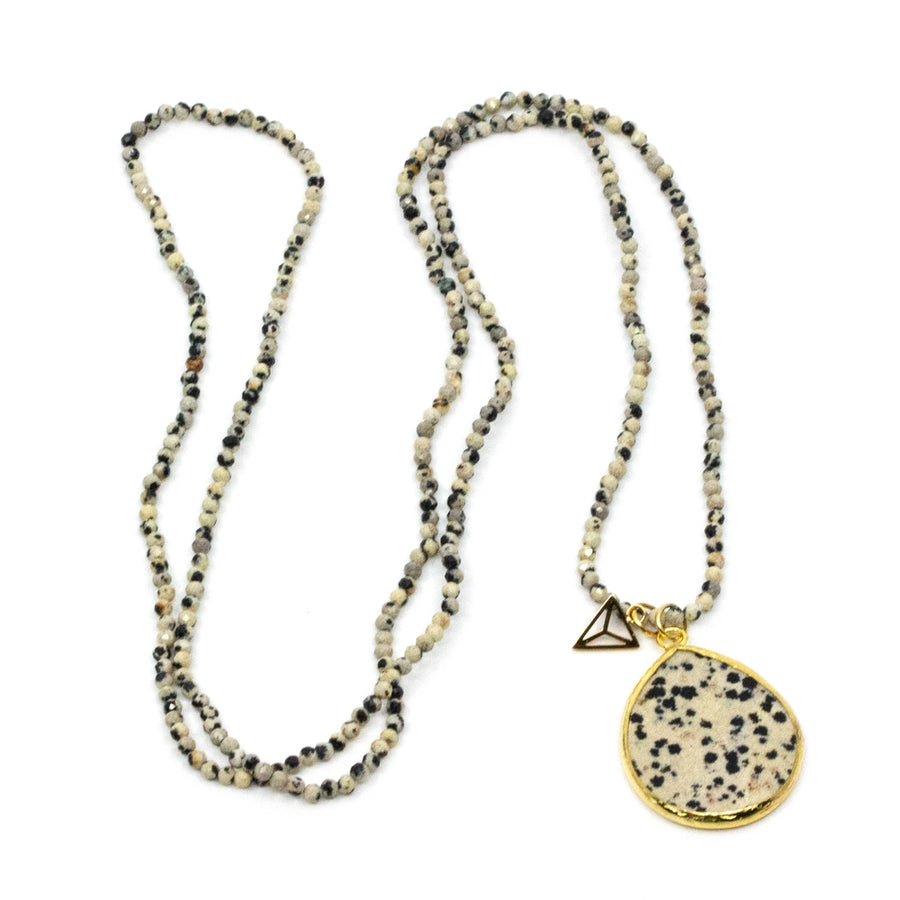 Mini Gem Necklace Double Dalmatian