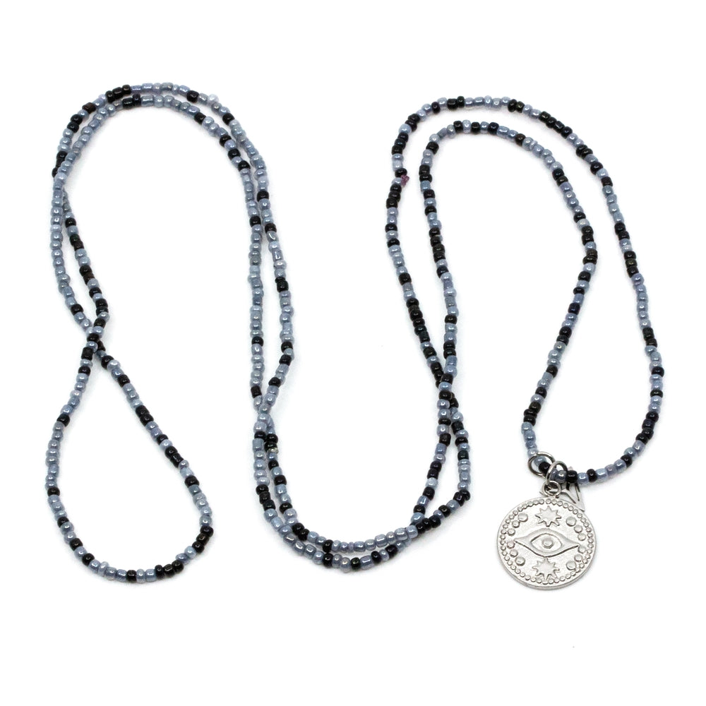 Eye Amulet Necklace Blue