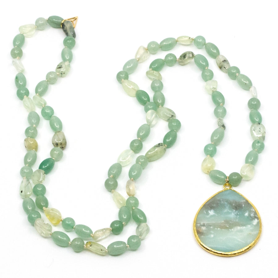 Amazonite Necklace Green