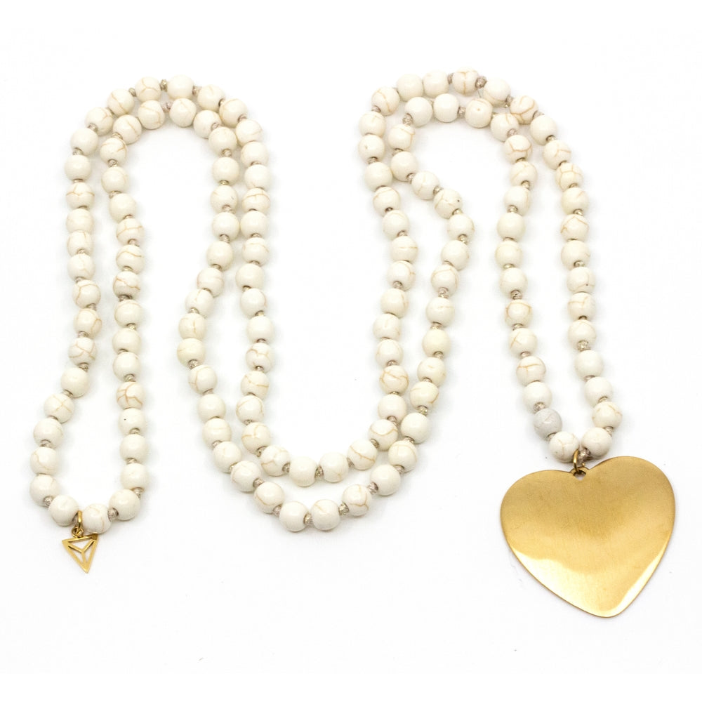 Big Love Necklace White