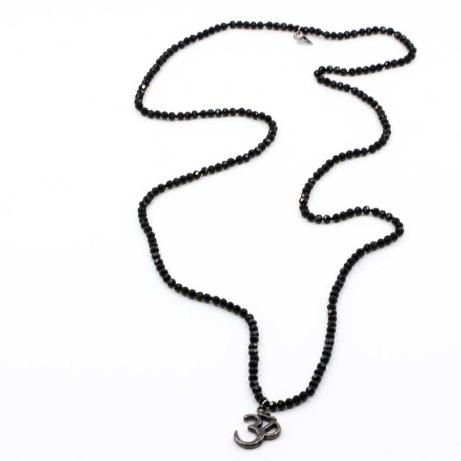 Ohm Necklace Black