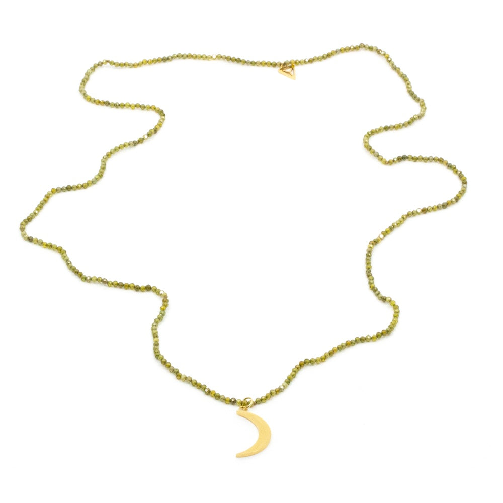 Big Moon Halsband Grön Jade