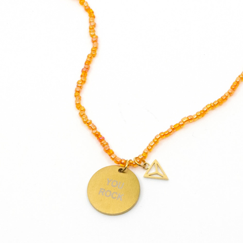 You Rock Halsband Orange