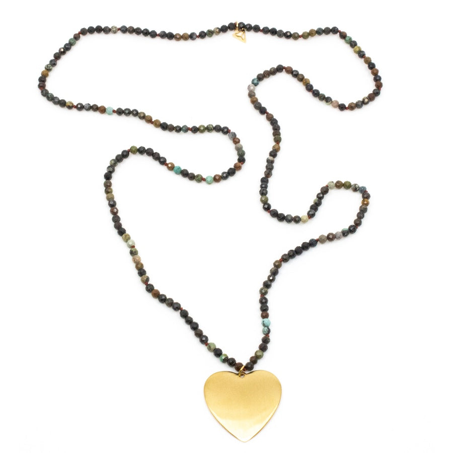 Love Yourself Halsband 90cm Jaspis