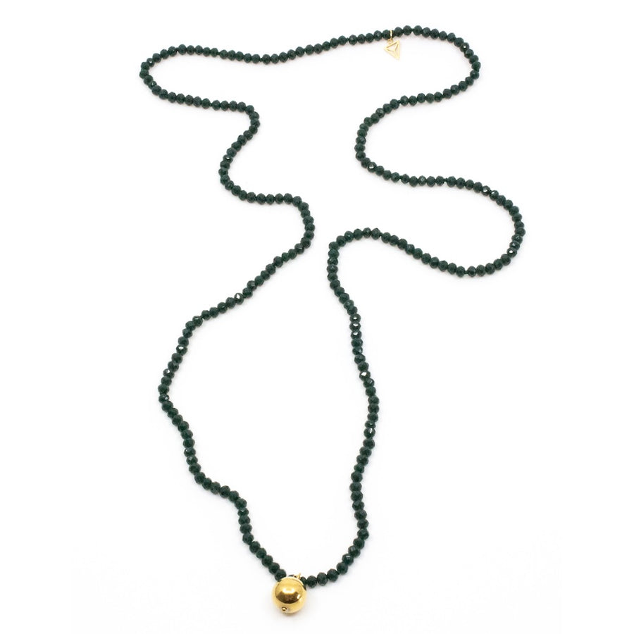 Ball Halsband 90cm Grön/Guld