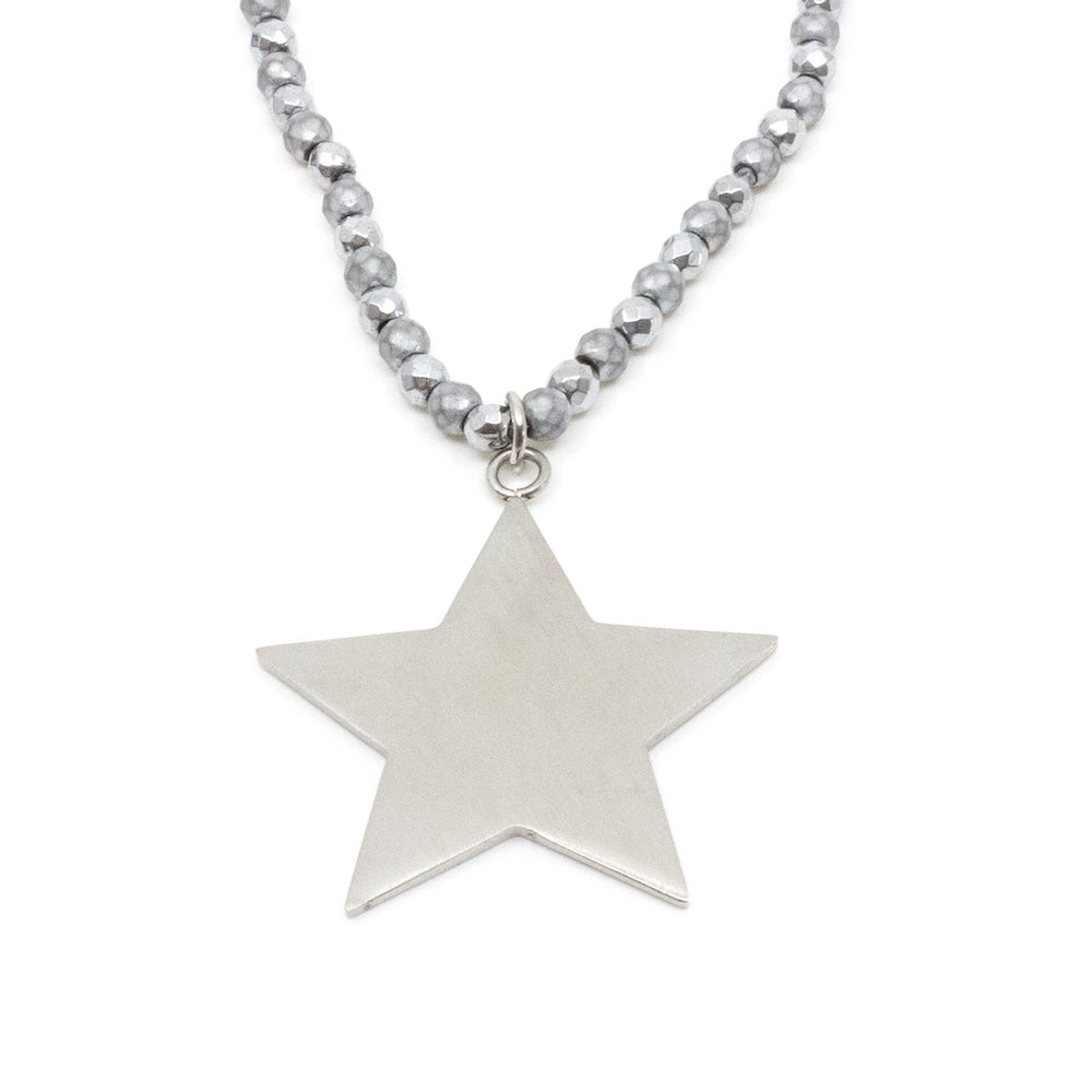 Whole Star Halsband Silver