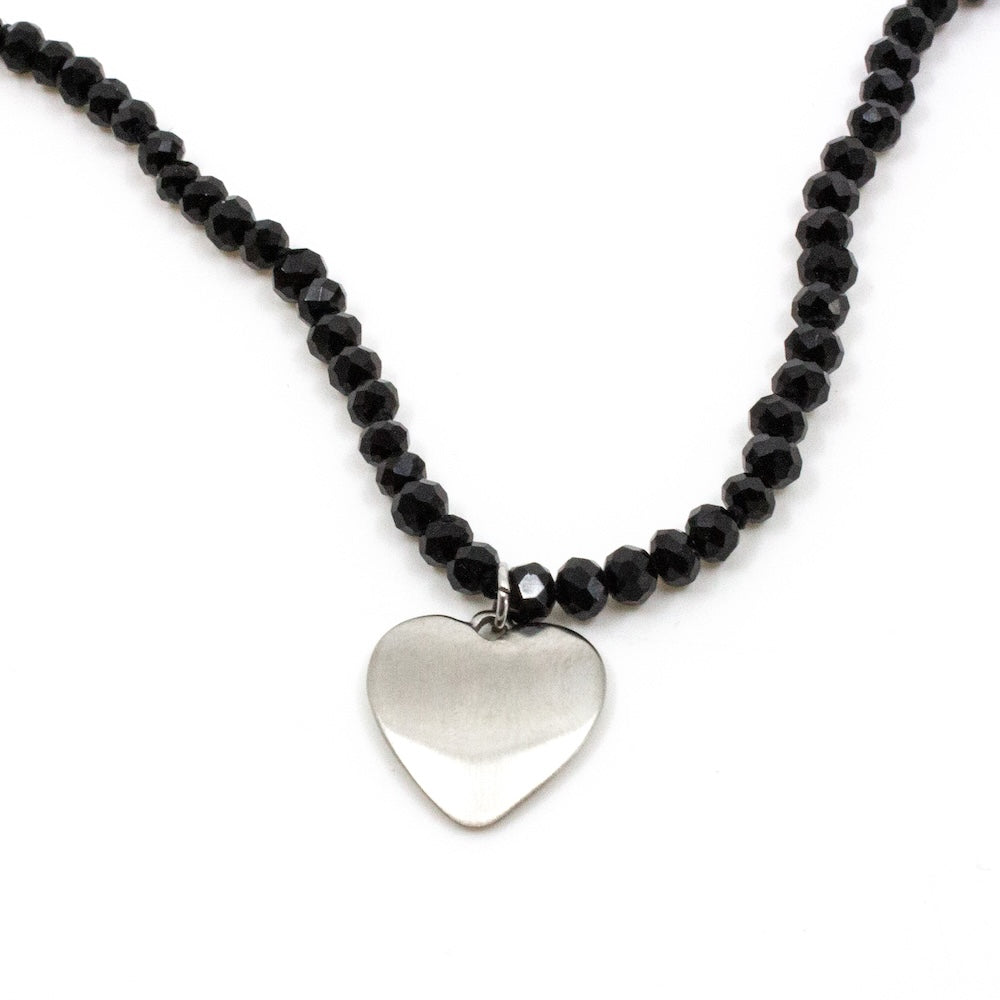 Love Yourself Halsband 90cm Svart