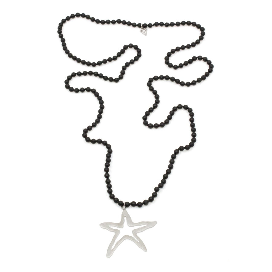 Starfish Halsband 90cm Svart/Silver