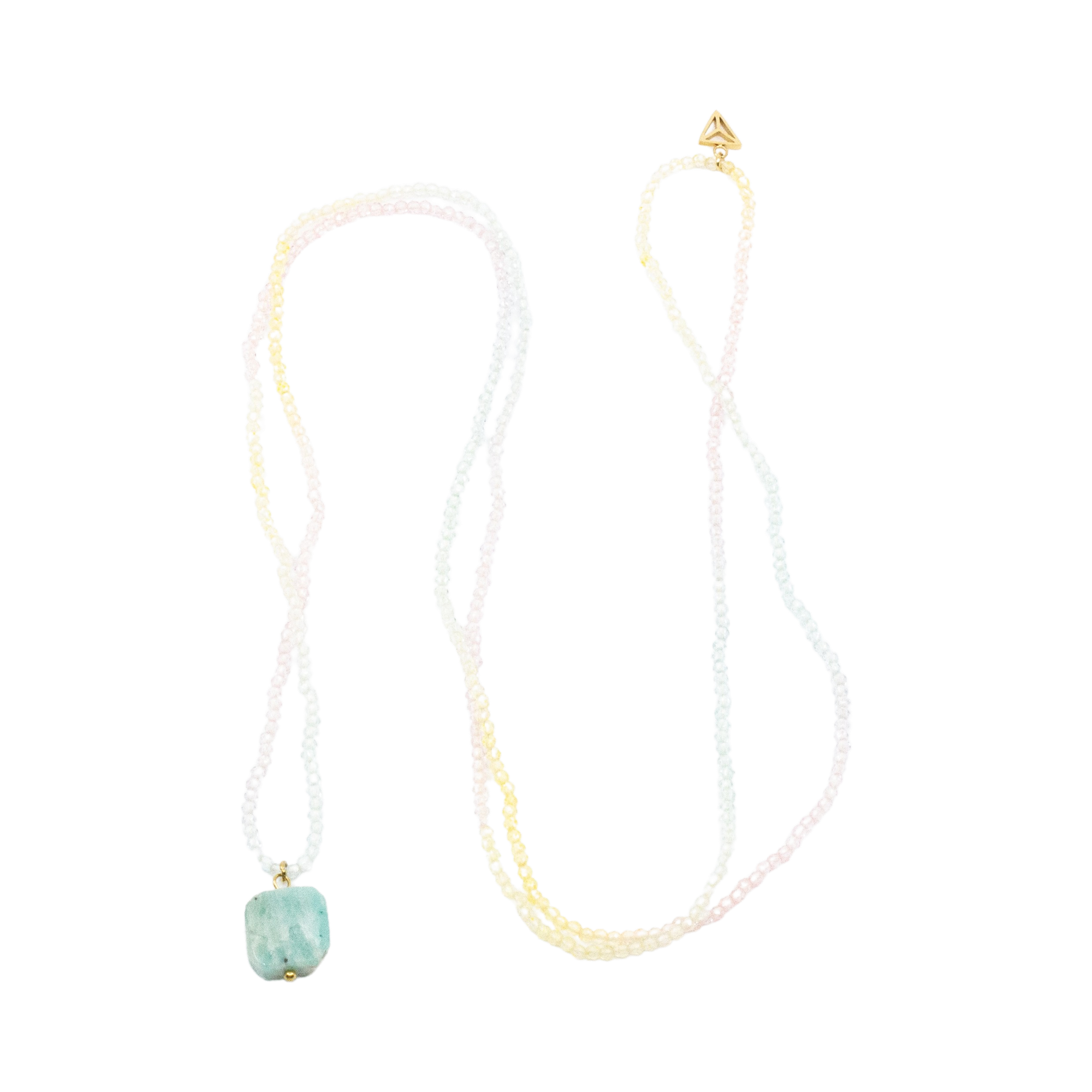 Amazonite Halsband 90cm Multi