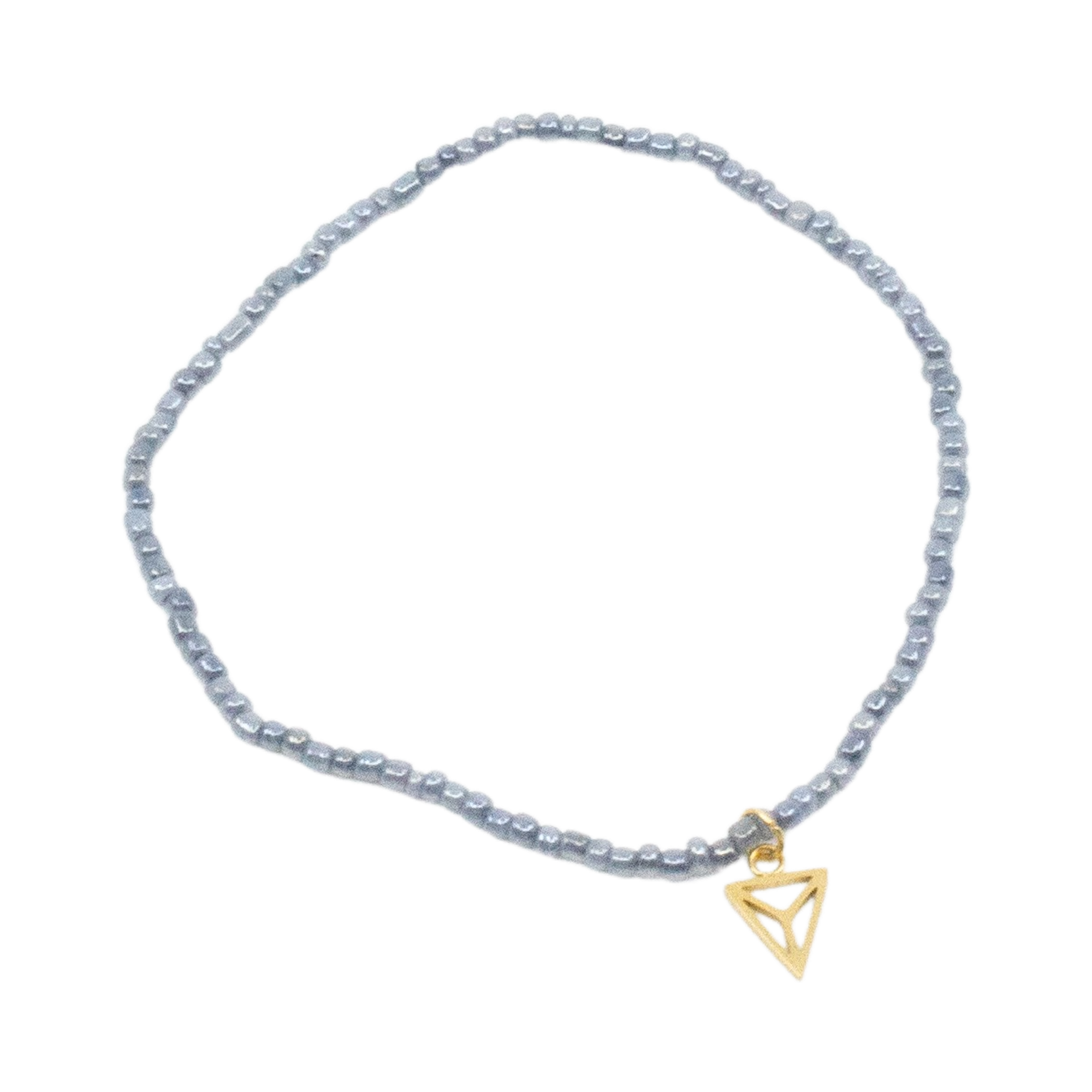 Mini Beads Armband Blå