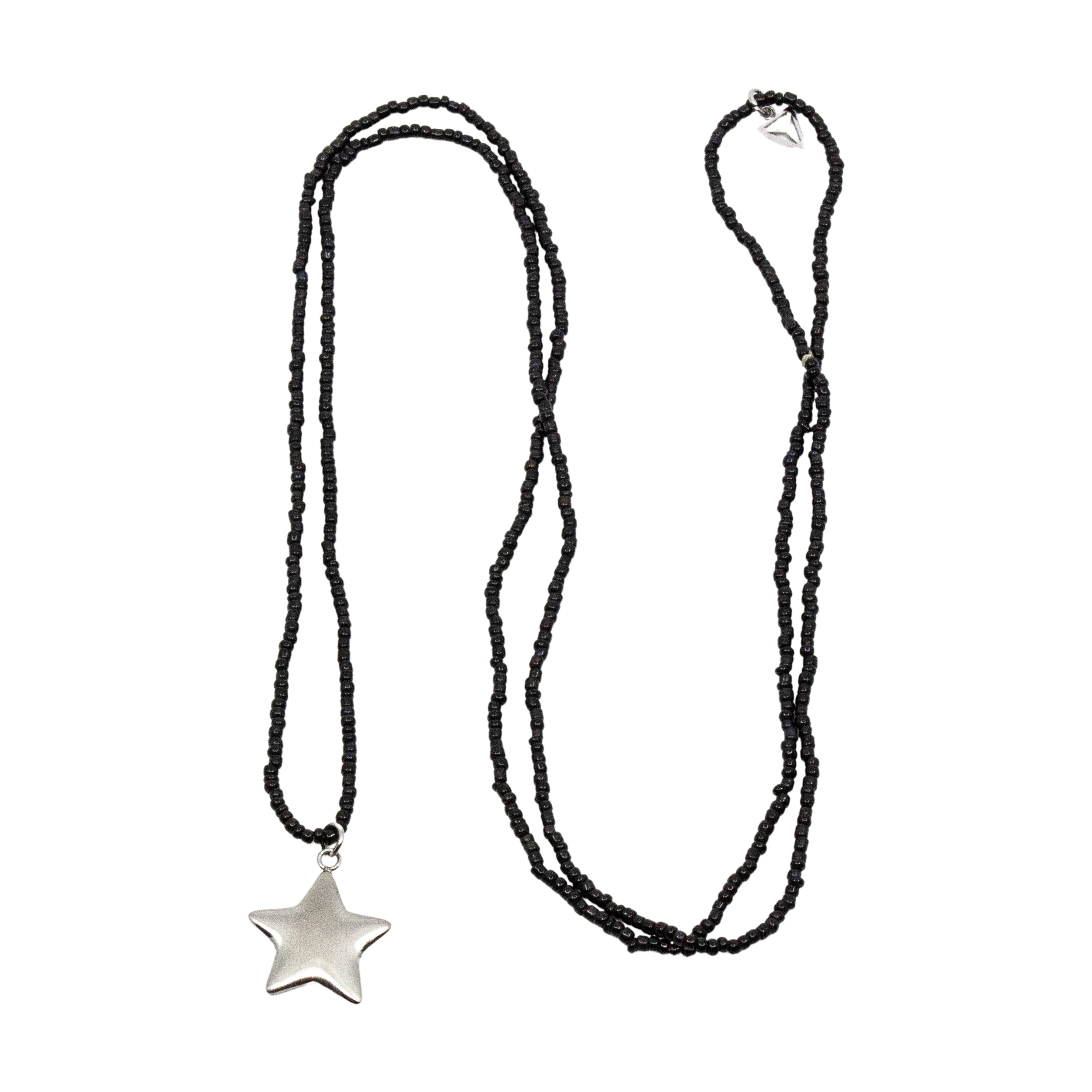 Soft Star Halsband Svart/Silver