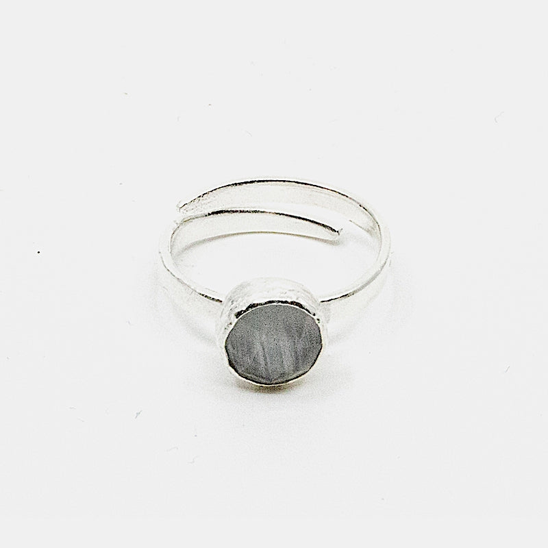 Tau Ring Vit Silver/Vit