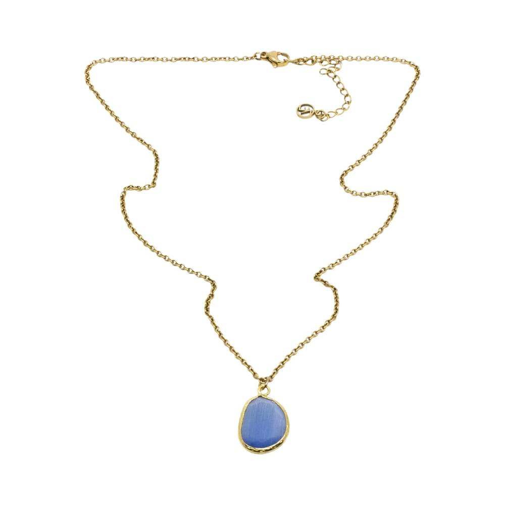 Thea Halsband 45cm Jeansblå