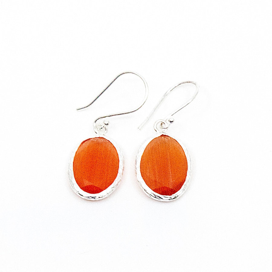 New Thea Örhänge Orange