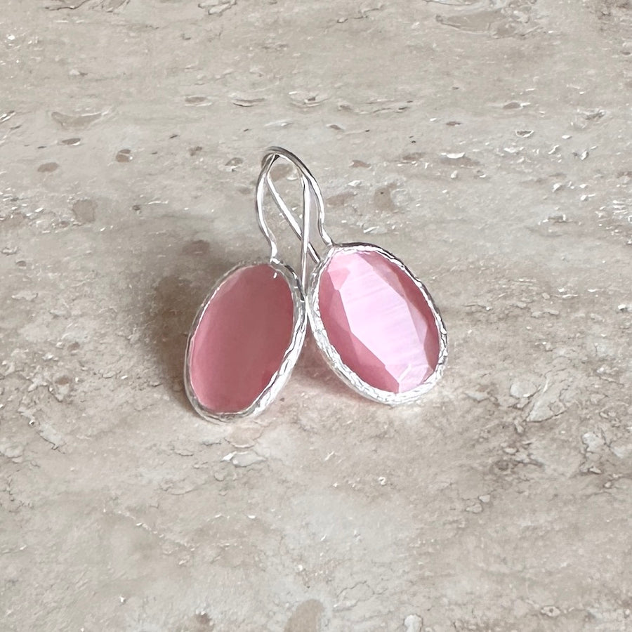Thea Earring Silver Pink