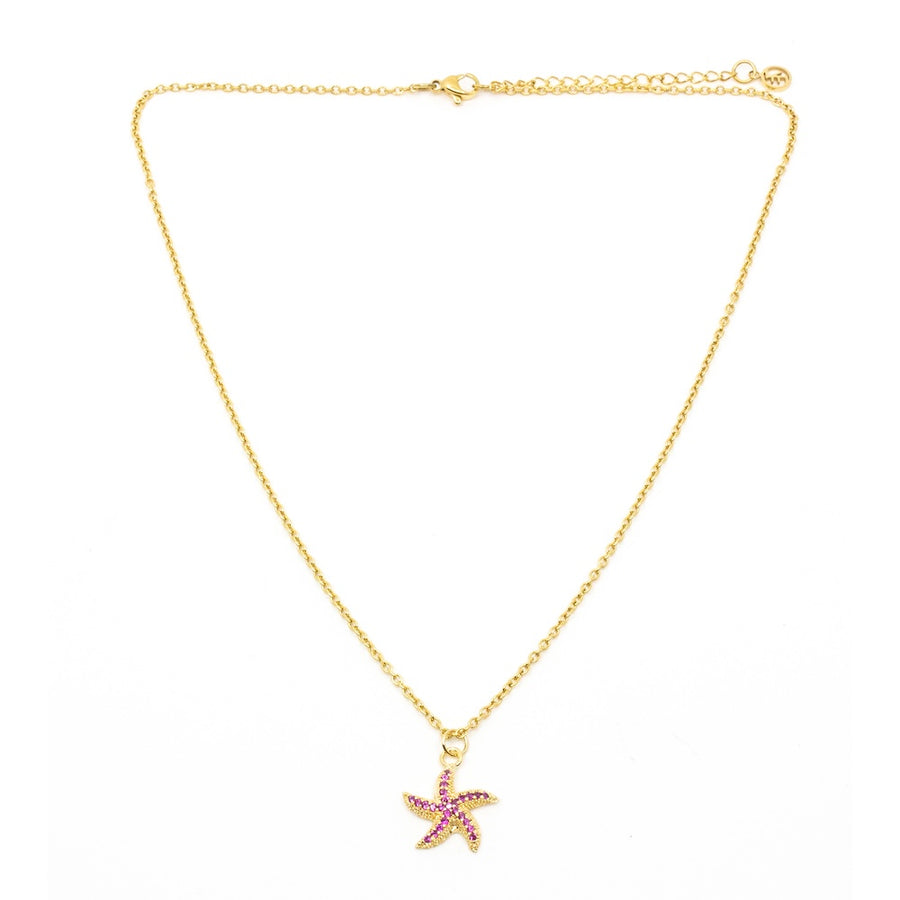 Starfish Halsband Rosa