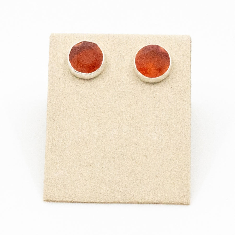 Tau Örhänge Silver Orange