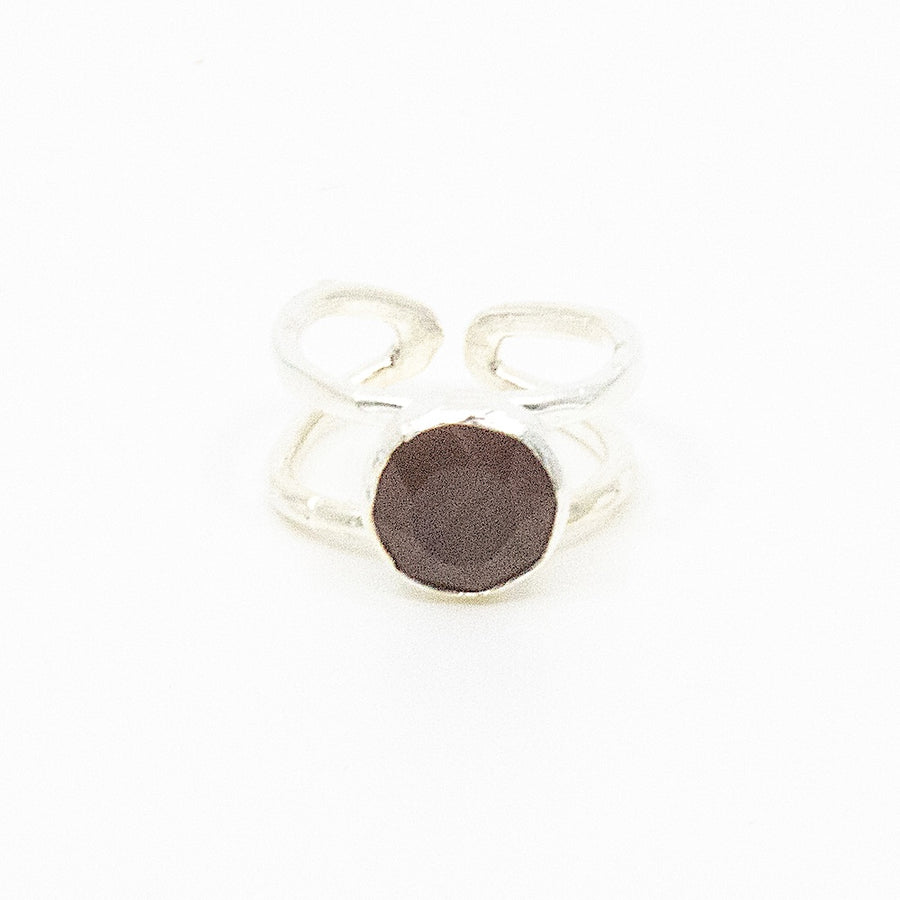Tau Ring Silver Rosa