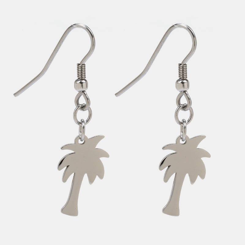Palm Örhänge Silver Silver
