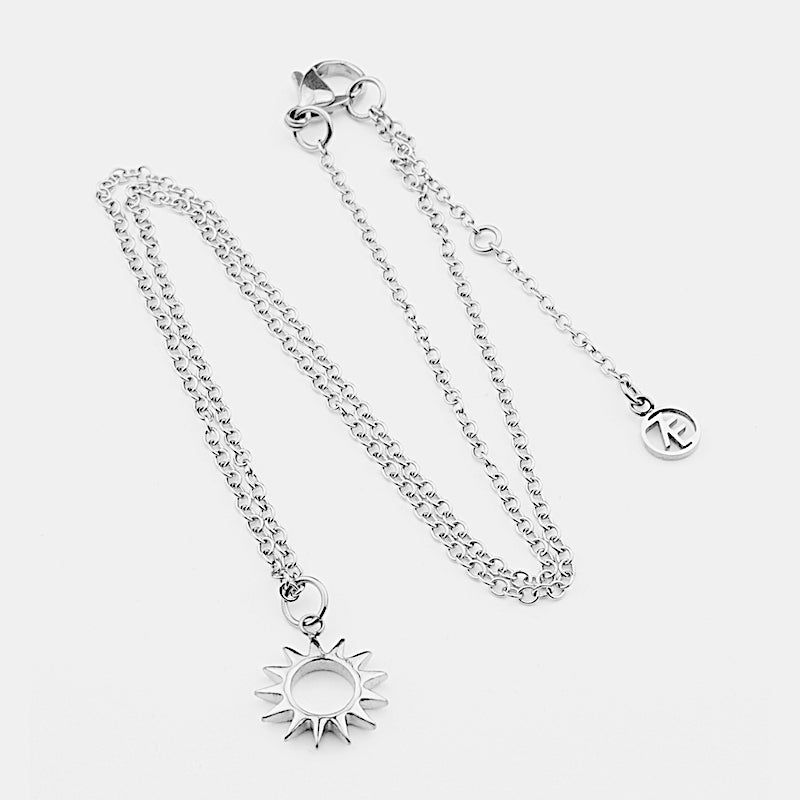 Sun Halsband 42cm Silver Silver