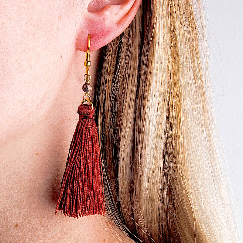 Harmony Tassel Örhänge Guld