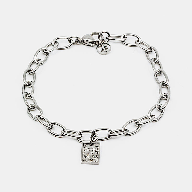 Bee Amulet Armband Silver Silver