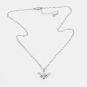 Bee Halsband 42cm Silver Silver