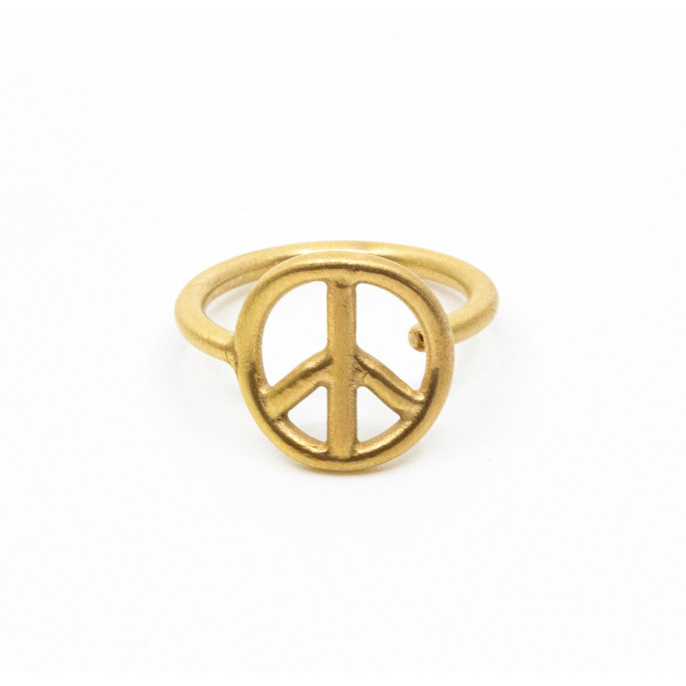 Peace Ring Guld Guld