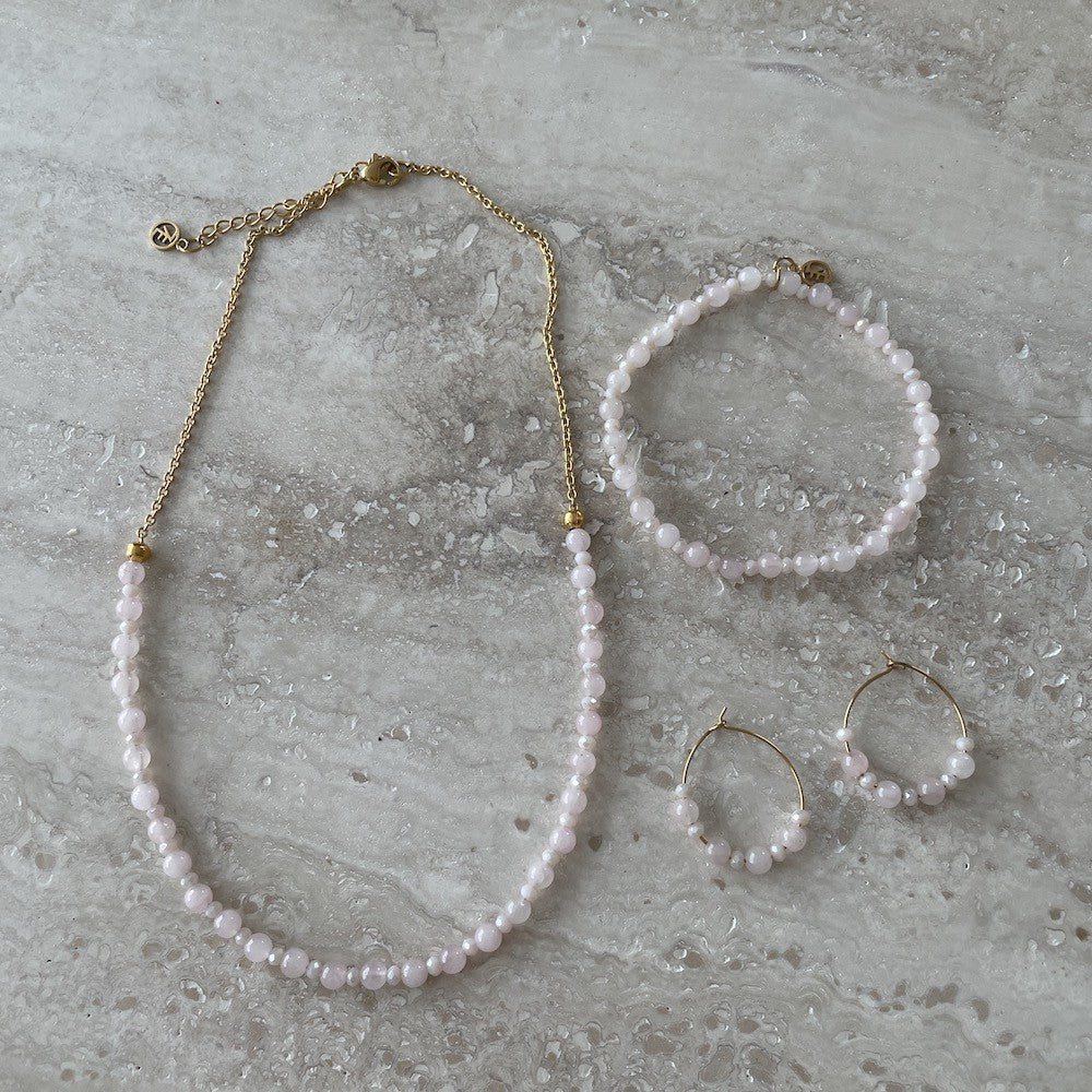 Beads Kit Rosa Guld/Rosa