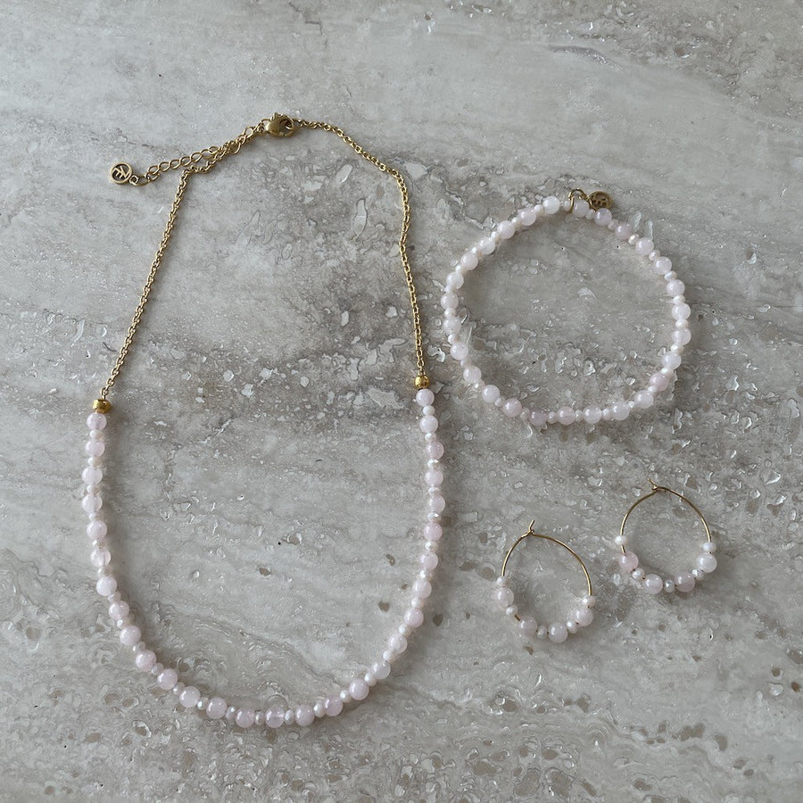Beads Kit Rosa Guld/Rosa