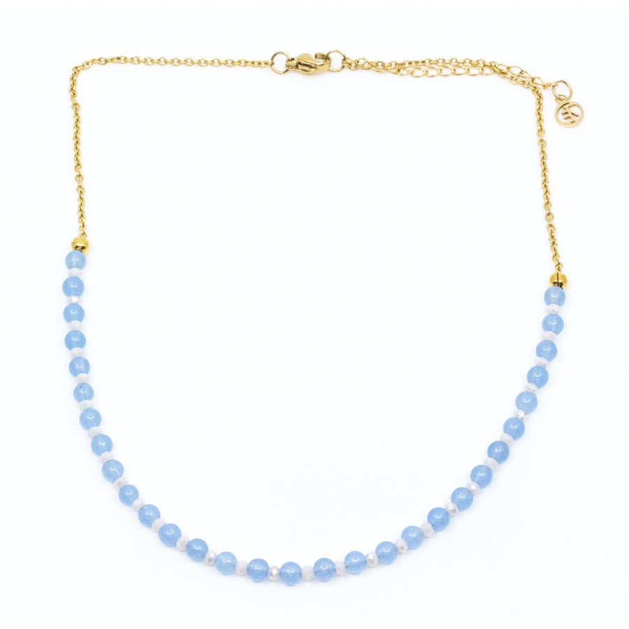 Beads Halsband Blå Blå