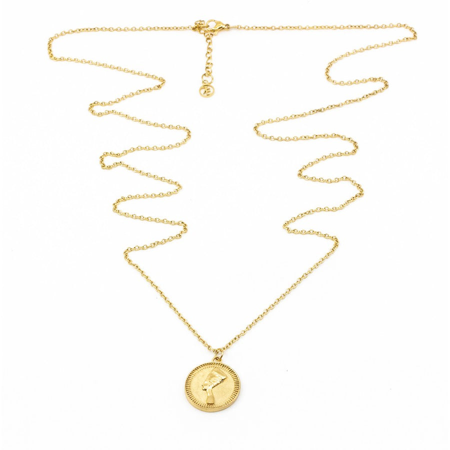 Nefertiti Halsband 90cm Guld Guld