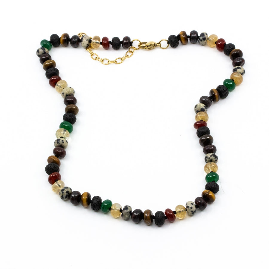 Chunky Gem Necklace Multi